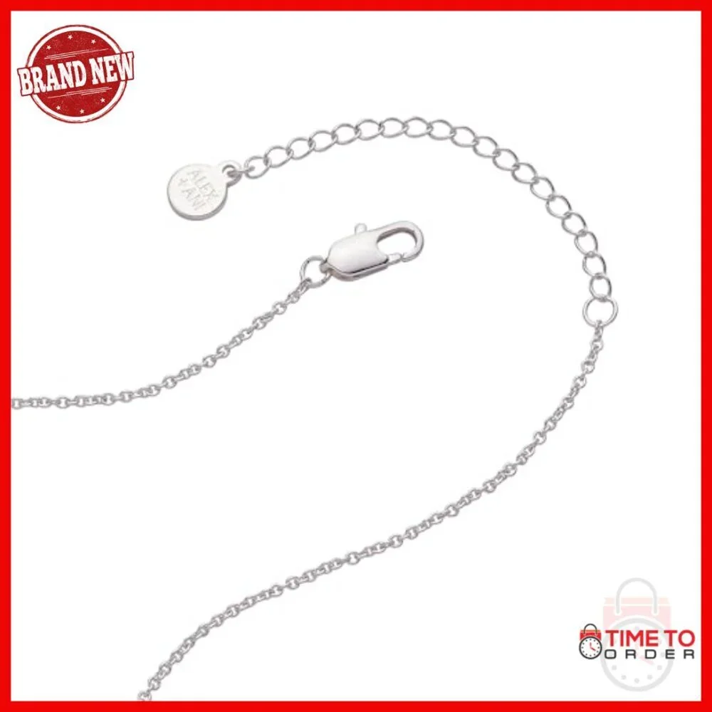 Silver Plated Brass Faith Duo Charm Pendant Necklace with Extender